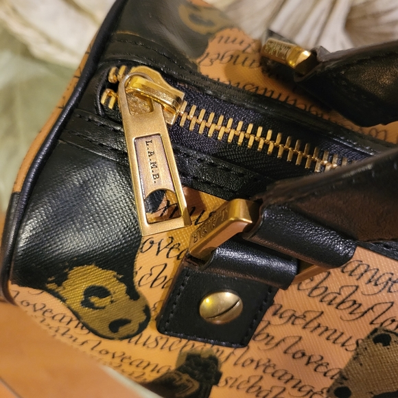 L.A.M.B. Trompe L'oeil Satchel Love Angel Music Baby Bag Designer Celebrity #366 - Picture 8 of 14